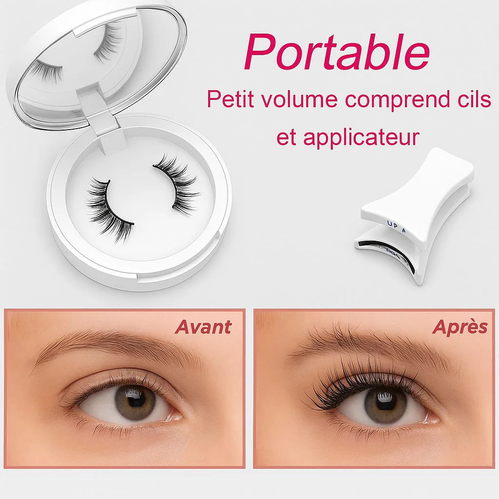 Cils magnétiques réutilisables
